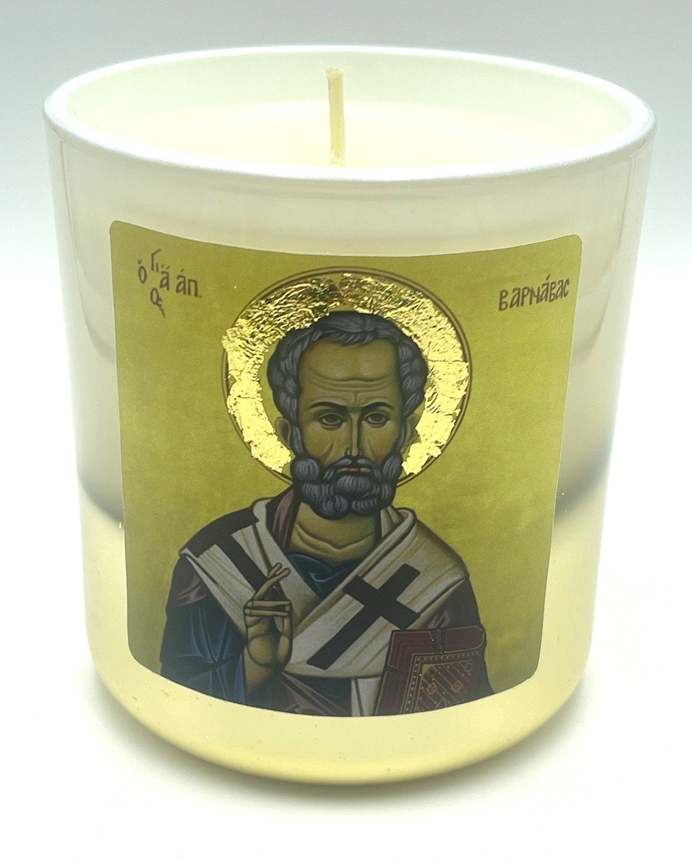 St Barnabas (Cyprian) Candle - Livani / Frankincense Fragrance