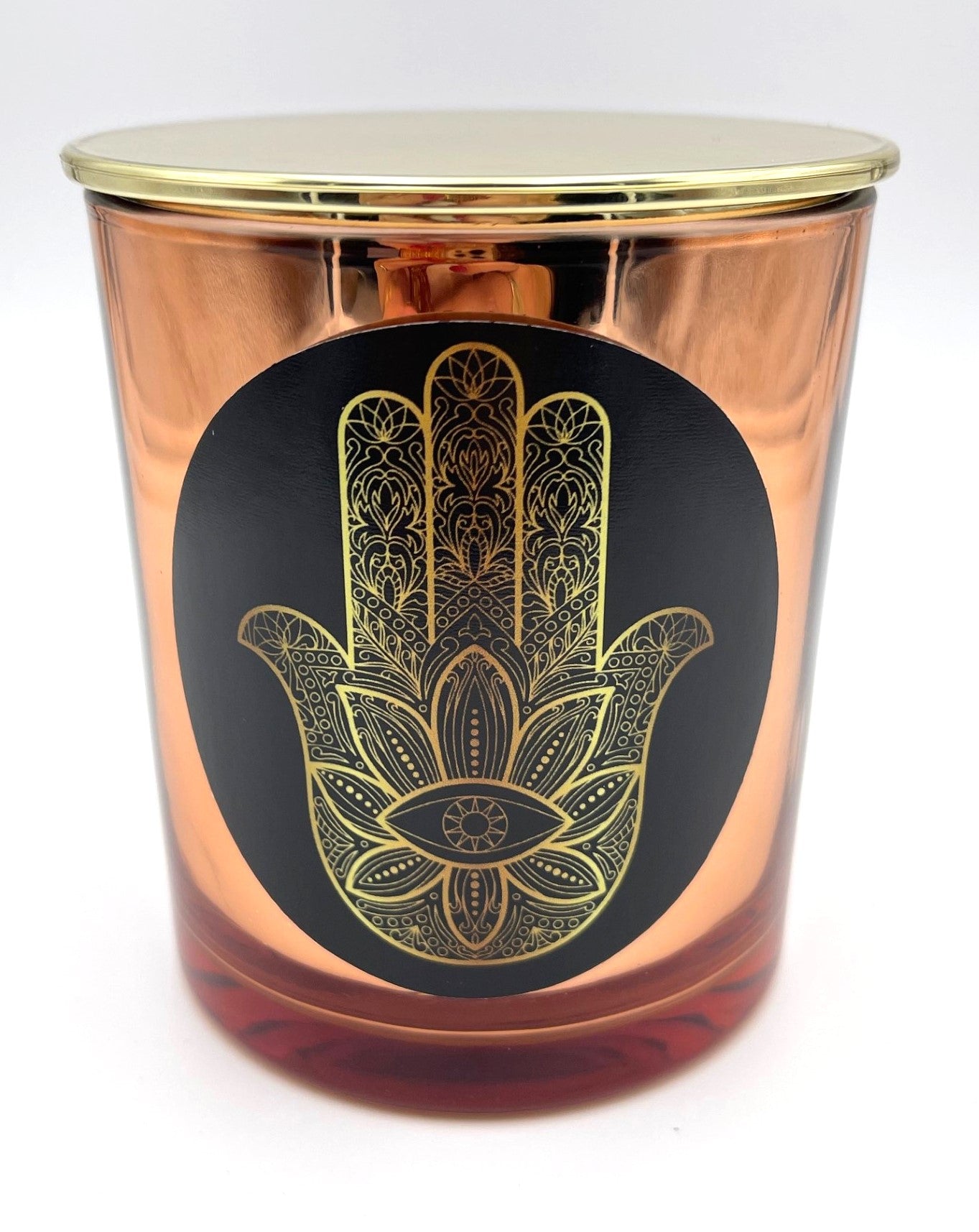 Hamsa Hand Candle (Hand of Fatima/Hand of Miriam) Copper