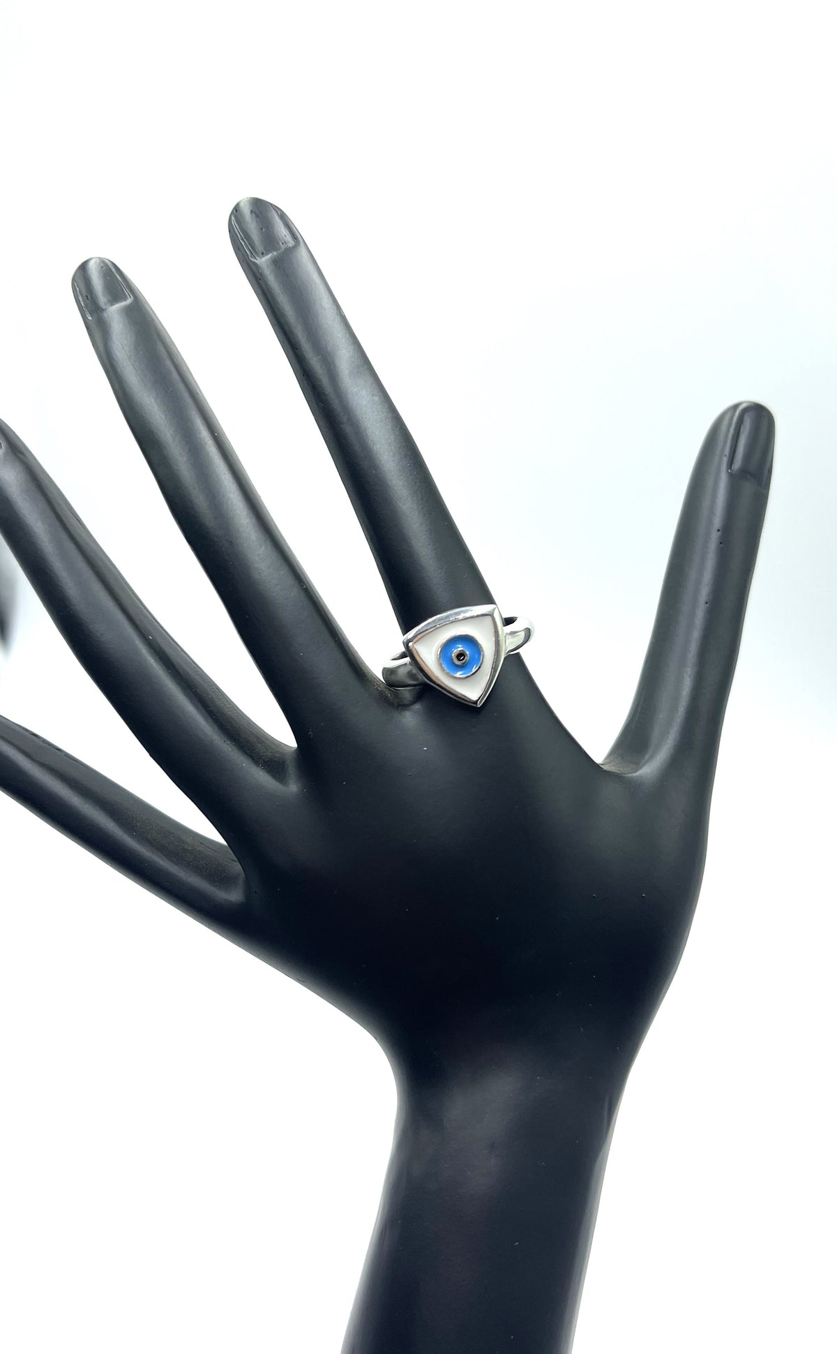 Evil Eye Protection Ring - 925 Sterling Silver