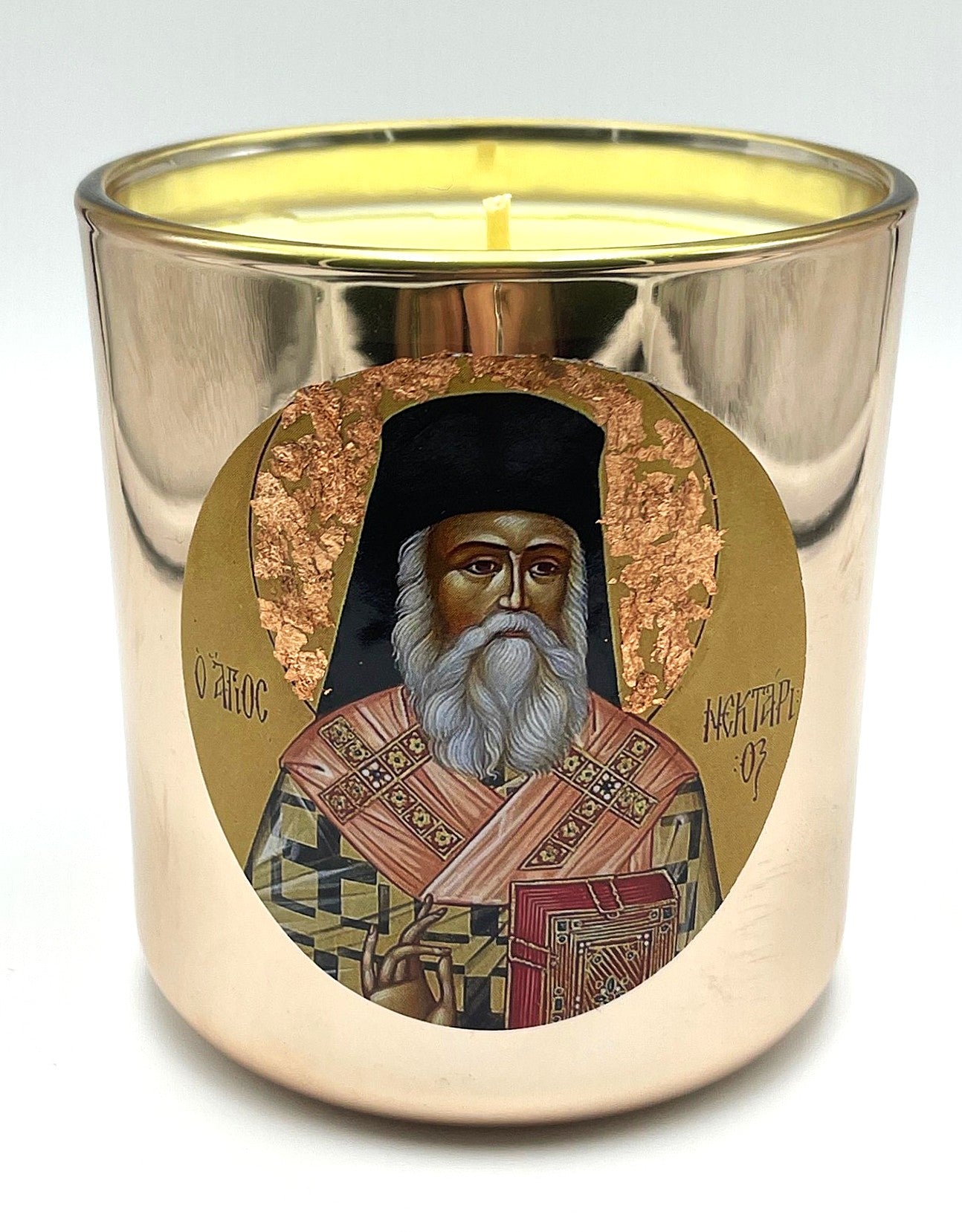 St Nektarios of Aegina Candle - Livani / Frankincense Fragrance