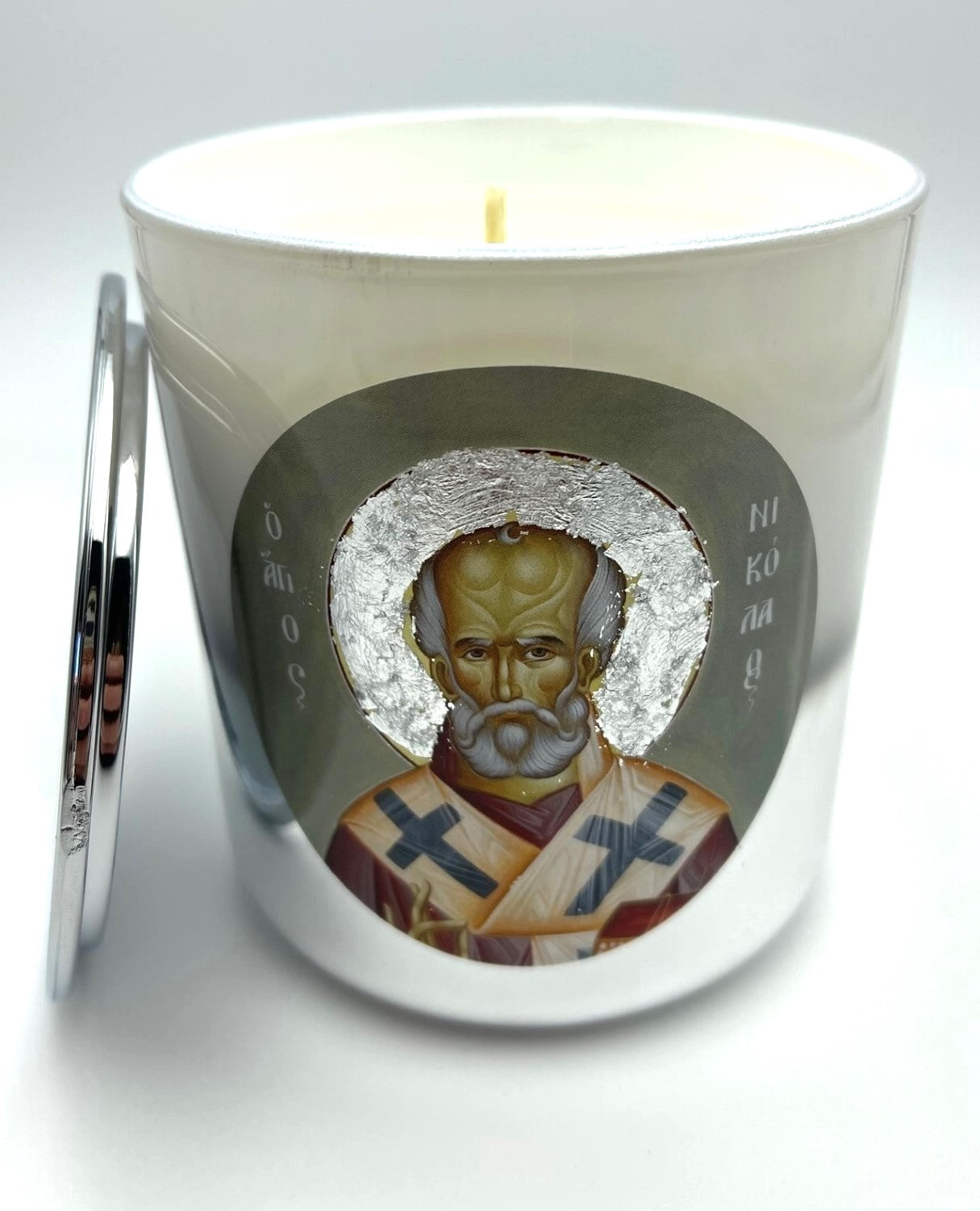 St Nicholas The Wonderworker Candle - Livani / Frankincense Fragrance