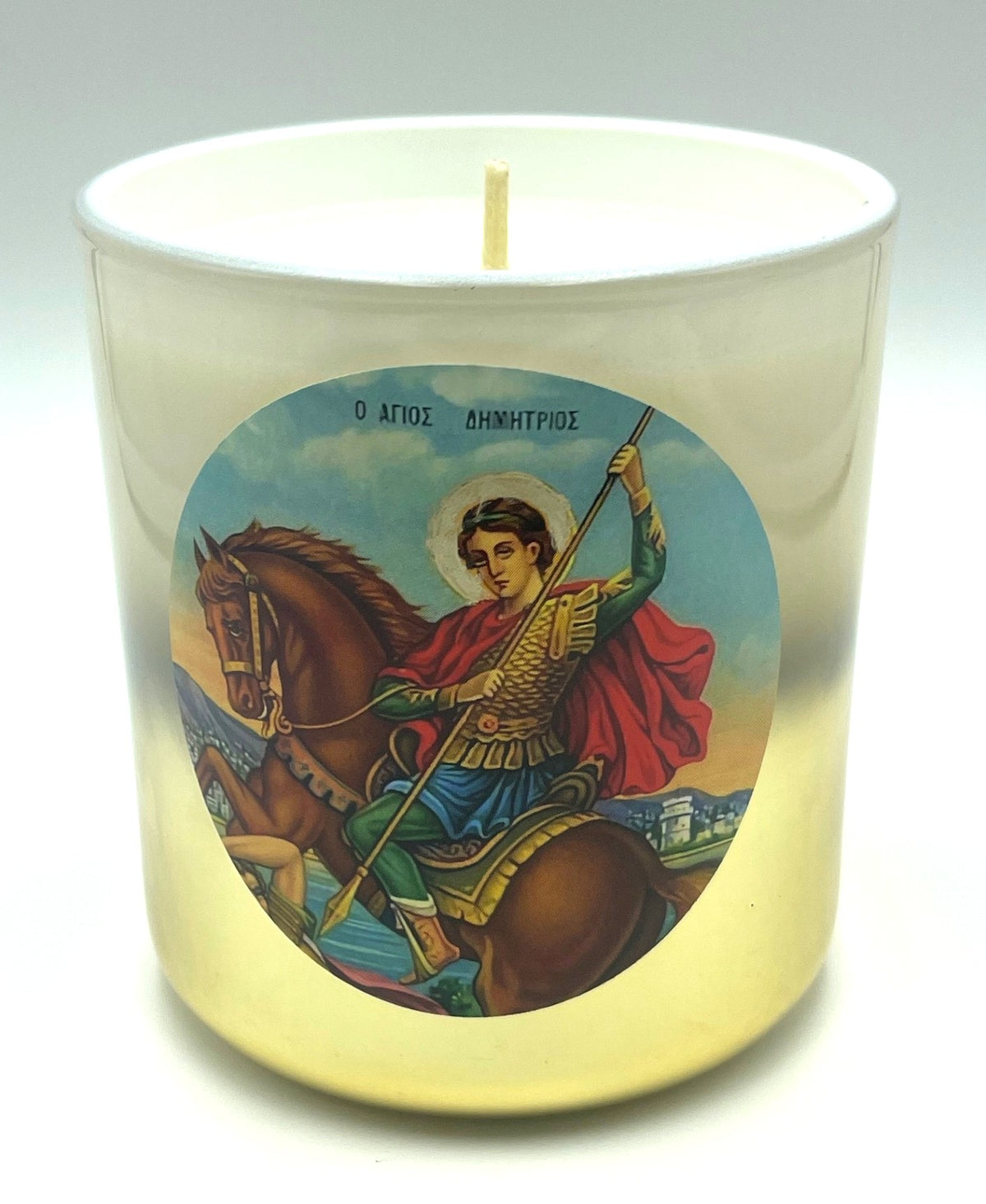 St Dimitrios Candle- Livani / Frankincense Fragrance