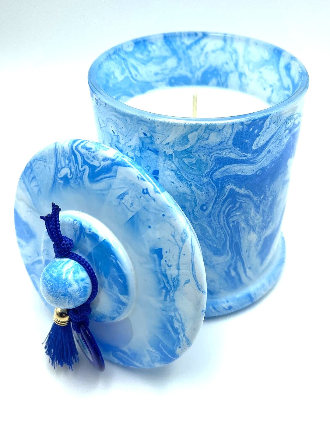 Mediterranean Evil Eye Candle