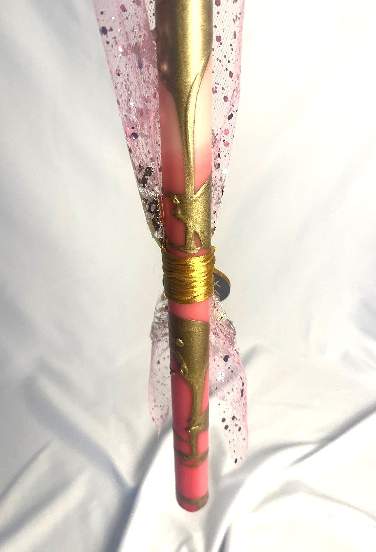 Xristos Anesti Pink Bliss 2 Easter Lambatha Candle 40cm (LARGE)