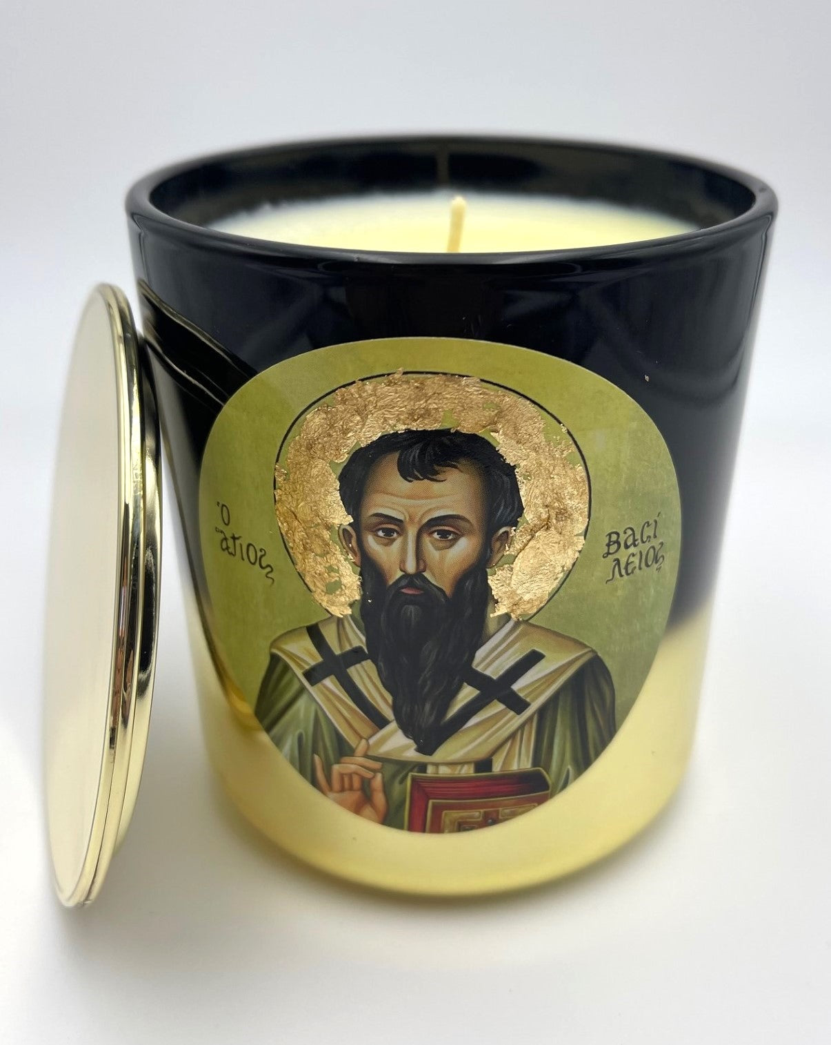 St Vasilios / Basil The Great  Candle  - Livani Frankincense Fragrance