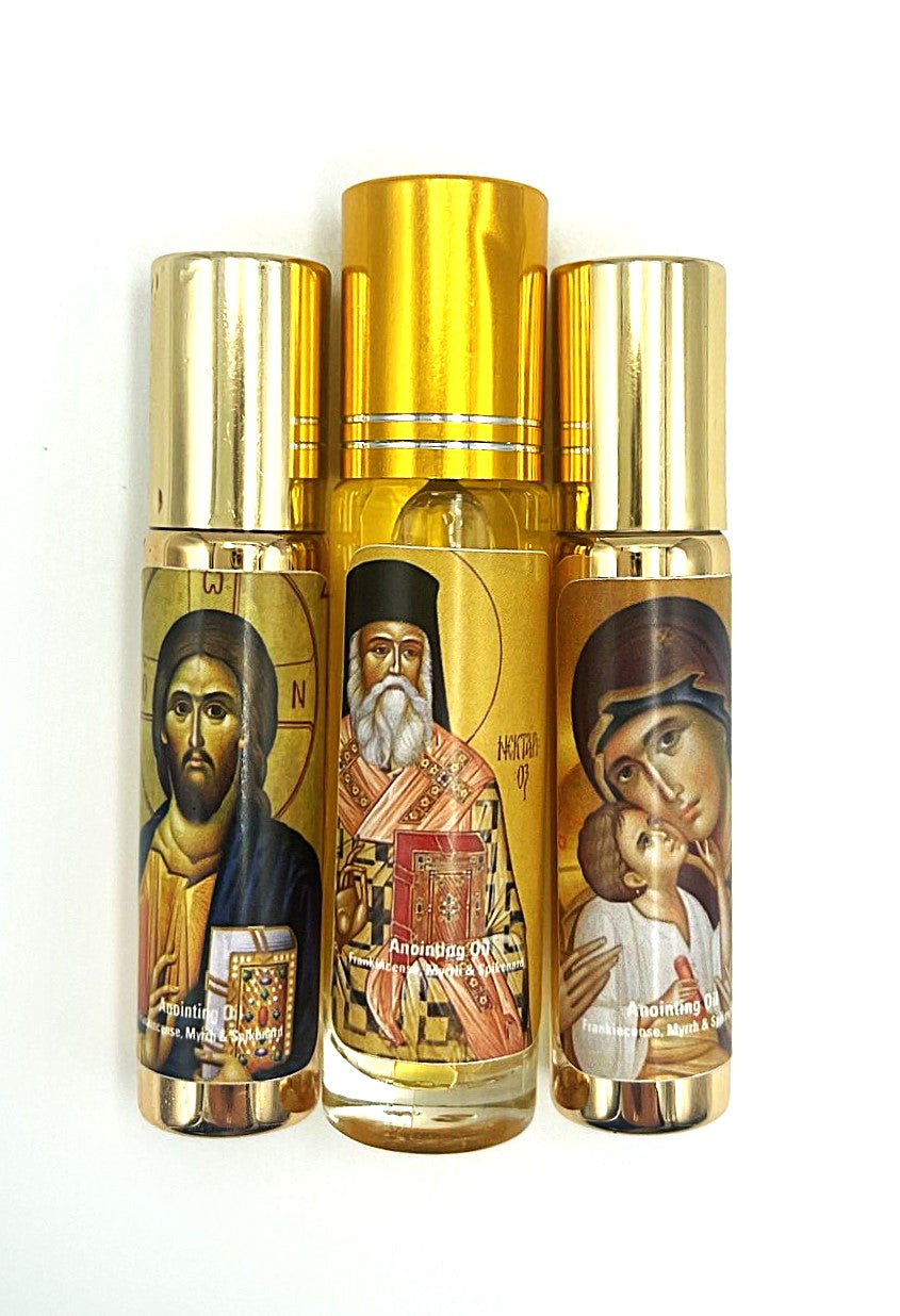 Anointing Oil - Frankincense, Myrrh and Spikenard made in Jerusalem