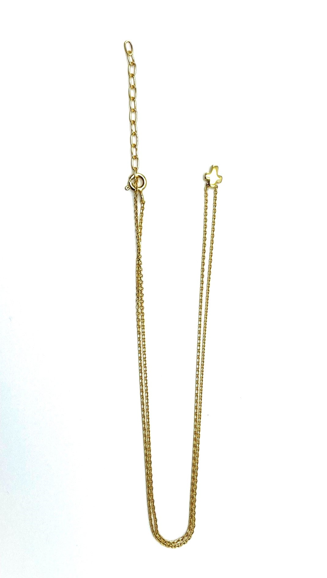 18k Gold Plated Mini Cross Necklace