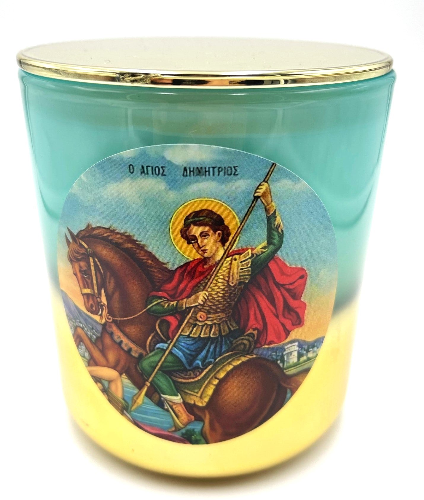 St Dimitrios Candle- Livani / Frankincense Fragrance