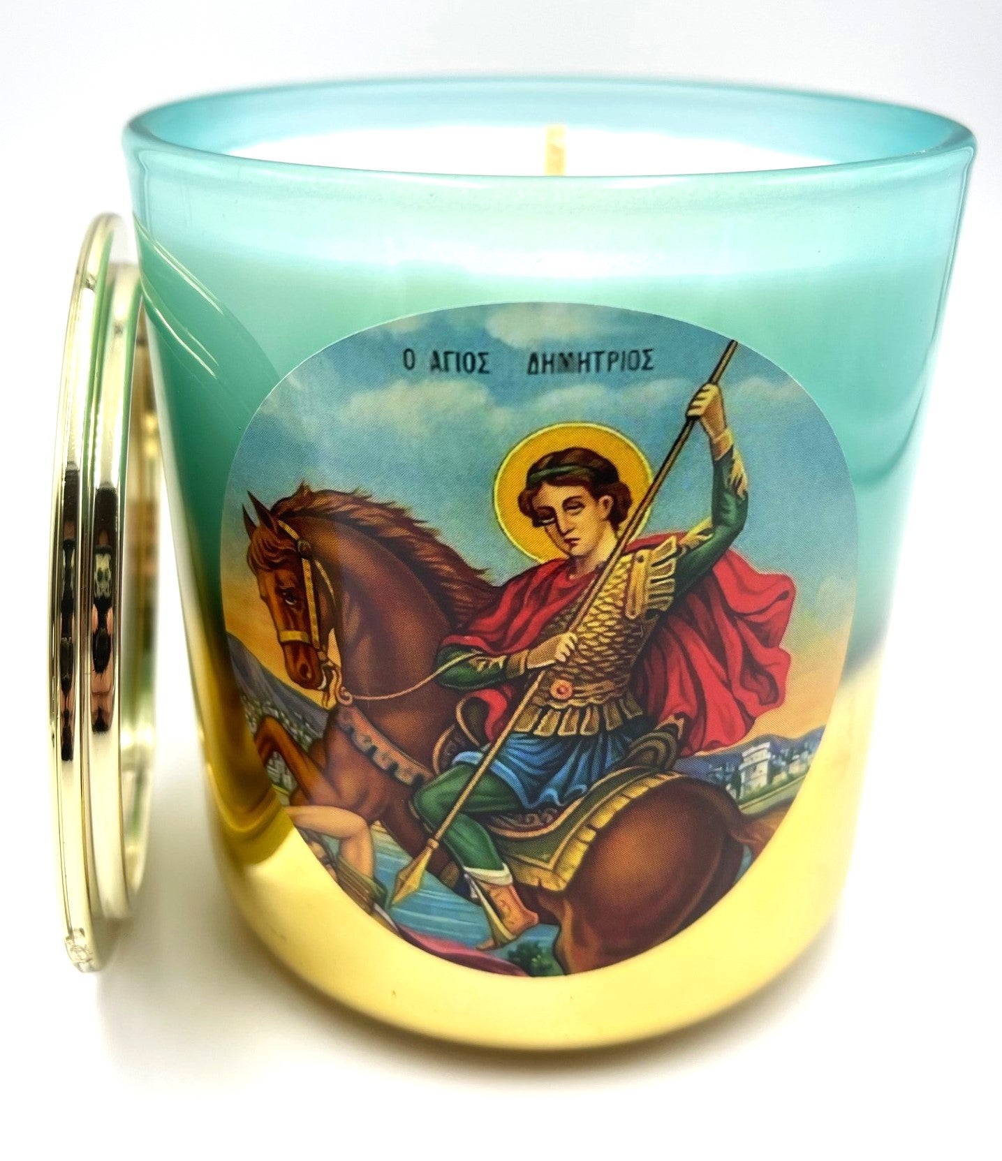 St Dimitrios Candle- Livani / Frankincense Fragrance