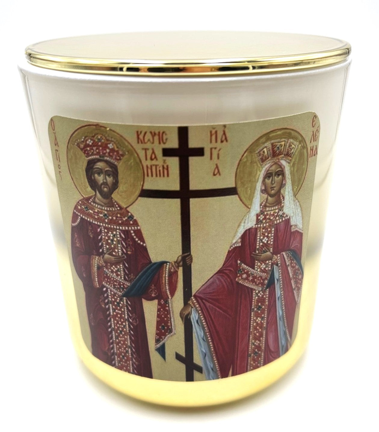 St Constantine and St Helen Candle - Livani / Frankincence Fragrance