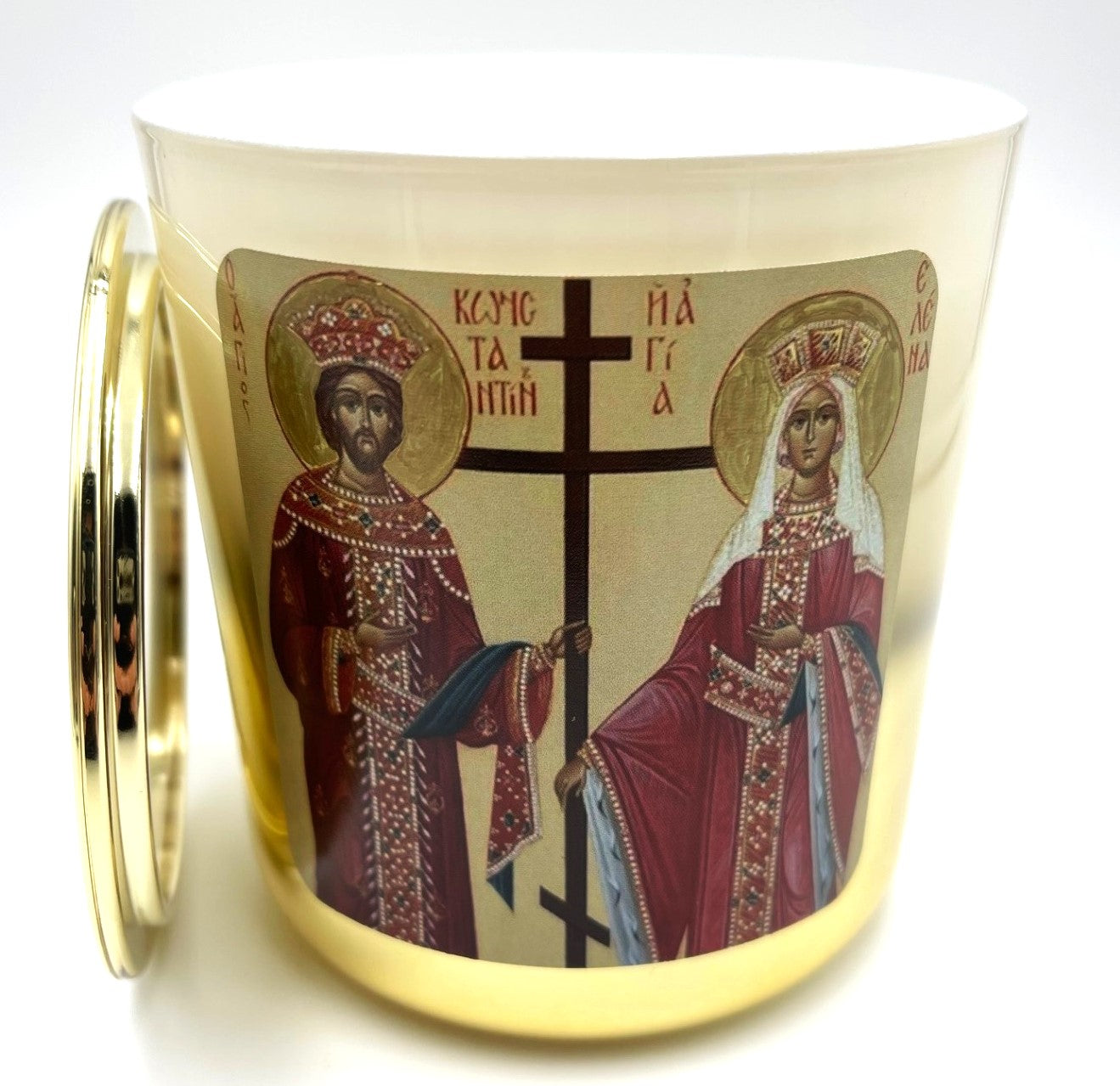 St Constantine and St Helen Candle - Livani / Frankincence Fragrance