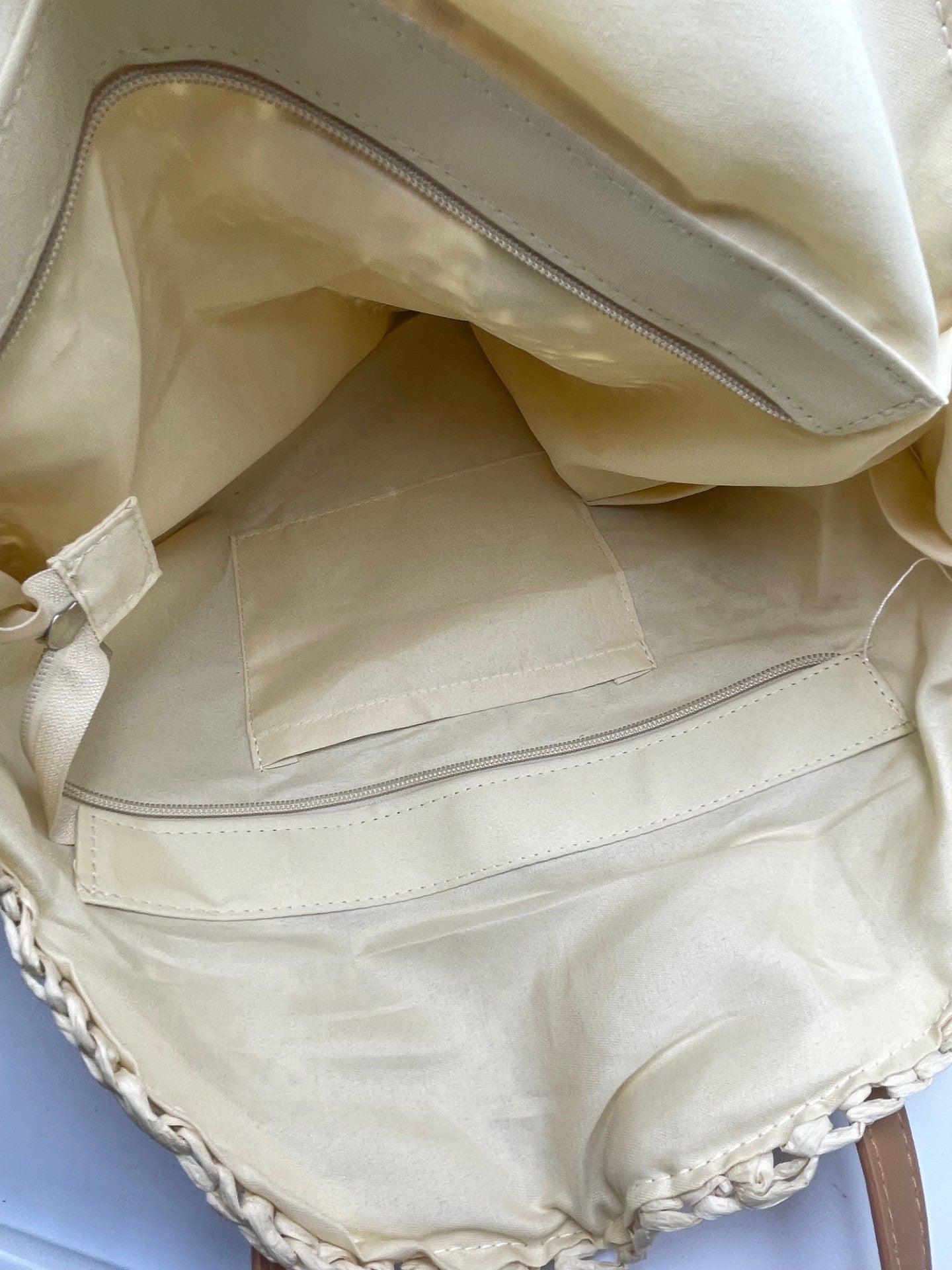 Hamsa Hand Woven Beach Bag