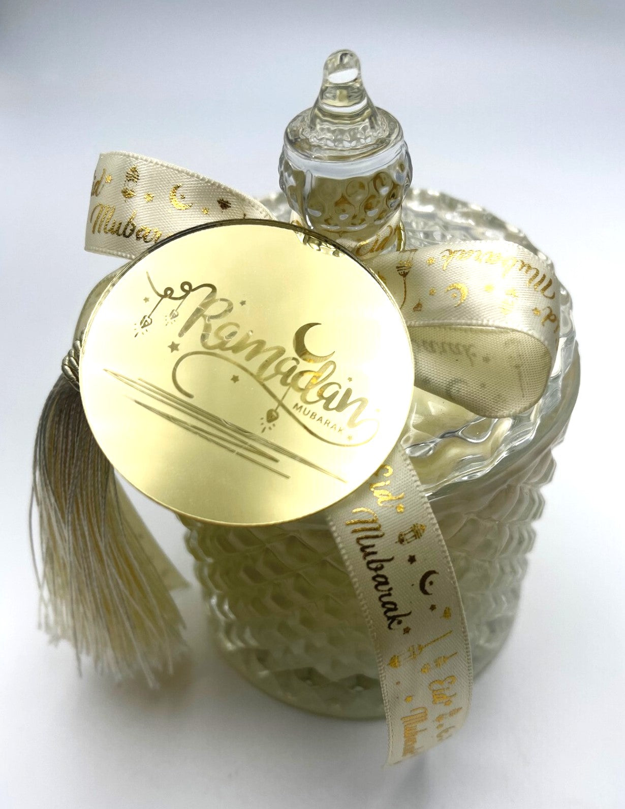 Ramadan Festive Candle (Clear)