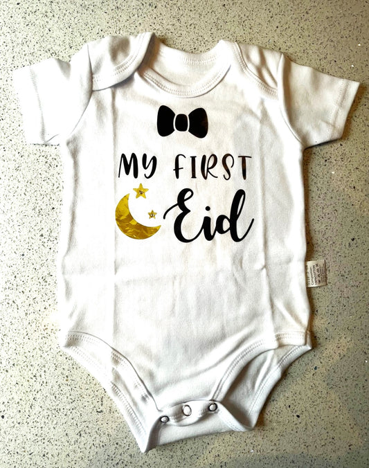 Eid Baby Onesie (White)