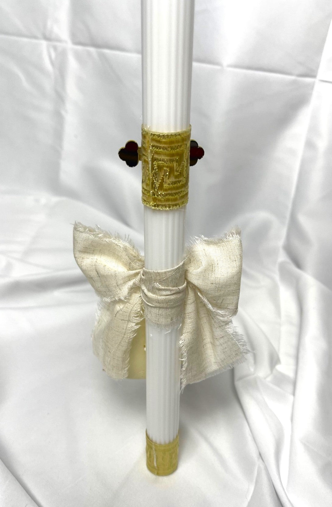 Xristos Anesti Easter Candle - Lambatha 40cm (LARGE)