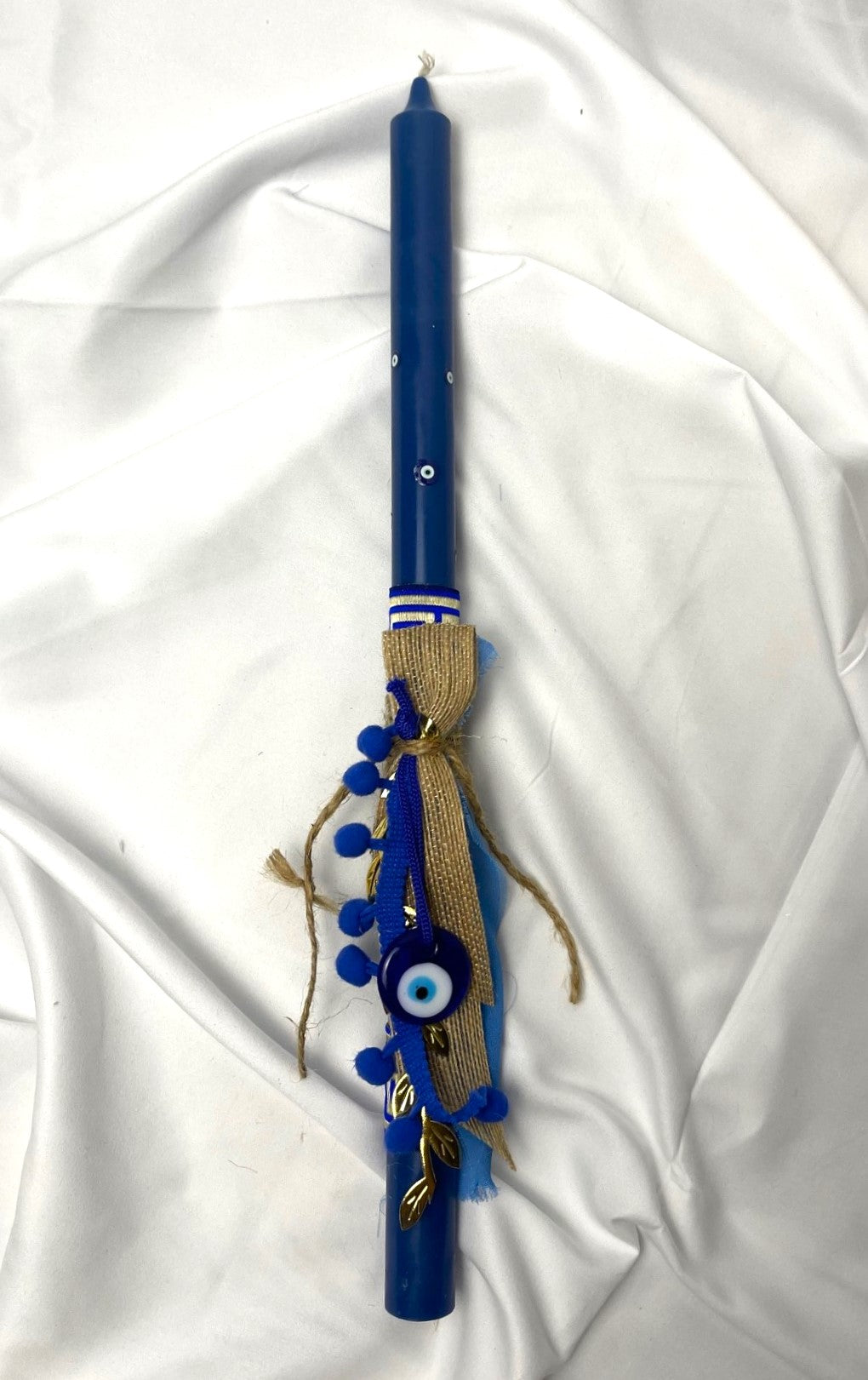 Evil Eye Easter Candle Palm Sunday / Lambatha 40cm (LARGE)