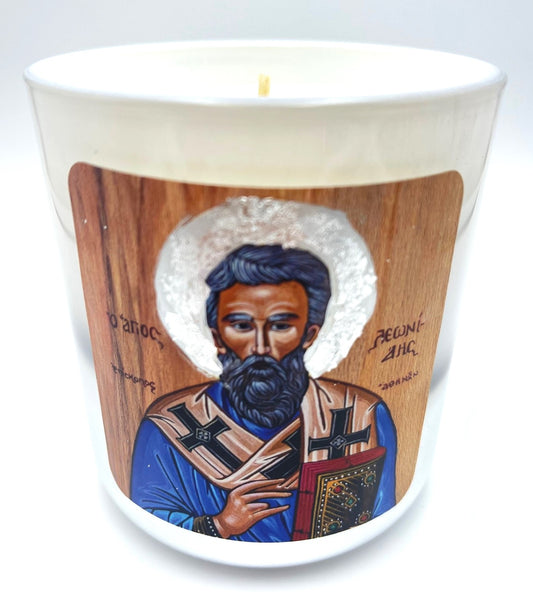 St Leonidis and the 7 Virgin Candle - Livani / Frankincense Frangrance