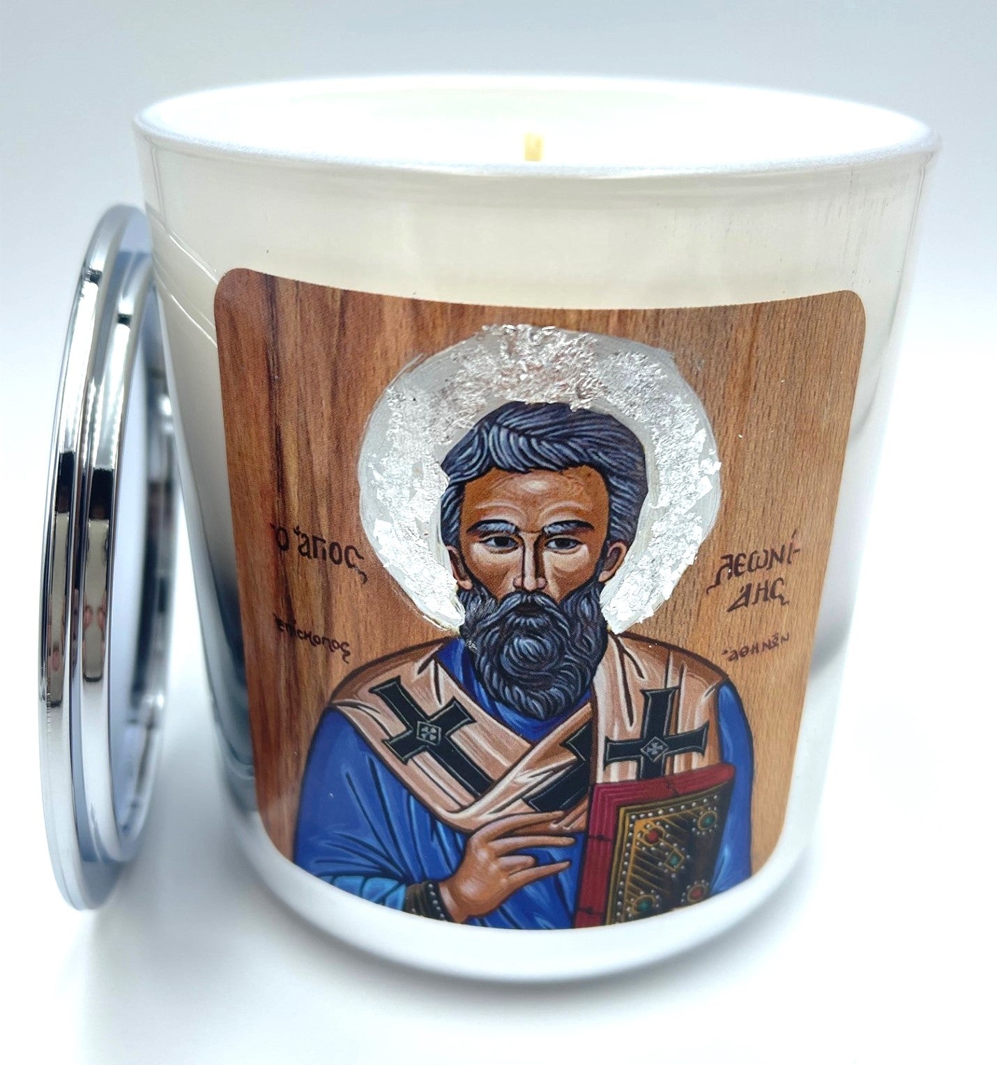 St Leonidis and the 7 Virgin Candle - Livani / Frankincense Frangrance