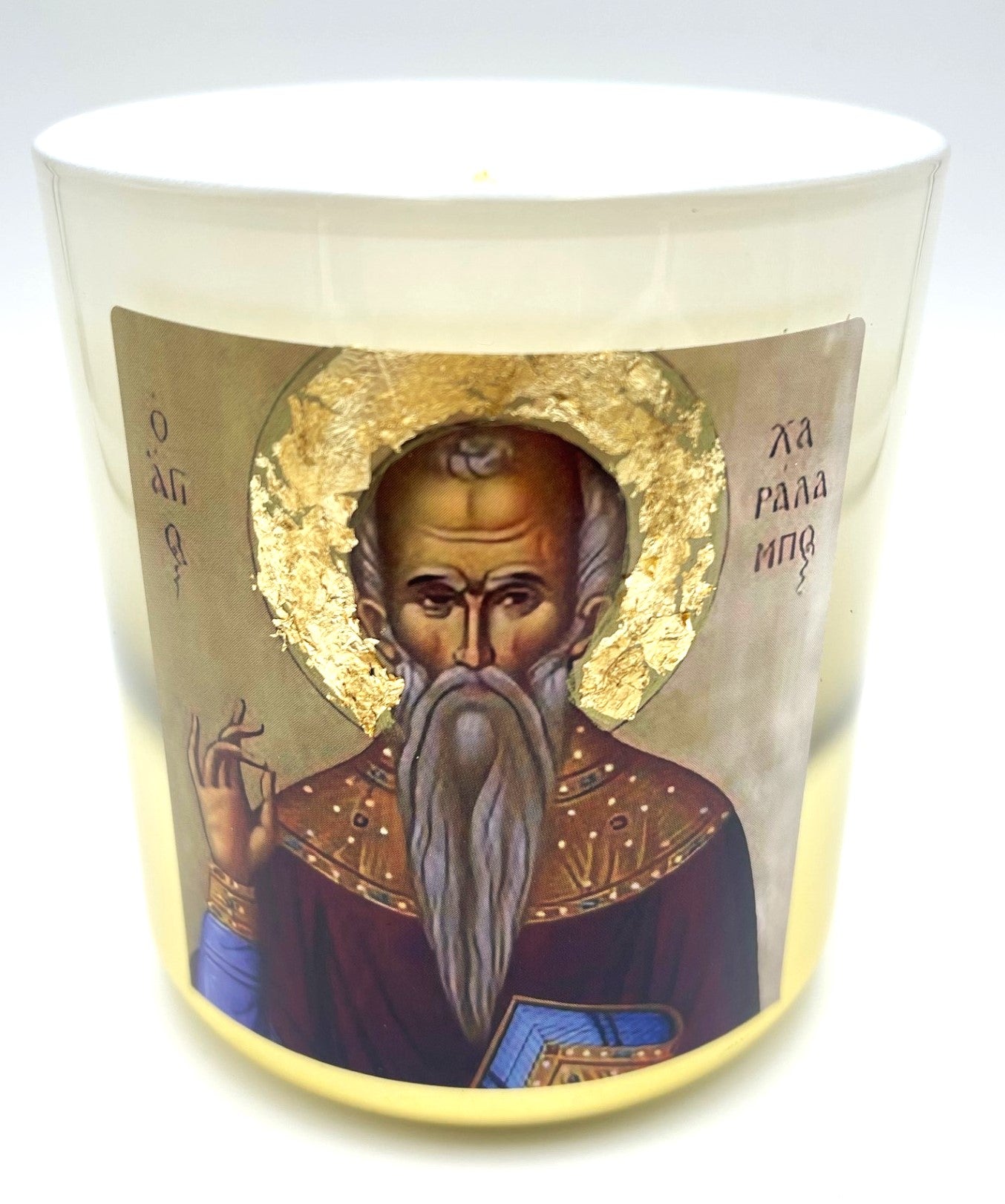 St Charalambos / Miracle Worker Candle - Livani / Frankincense Fragrance