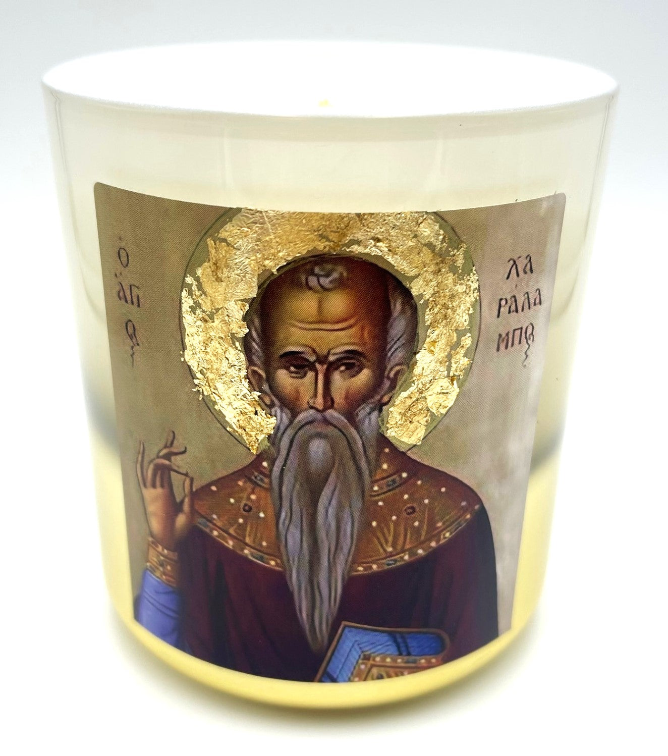 St Charalambos / Miracle Worker Candle - Livani / Frankincense Fragrance