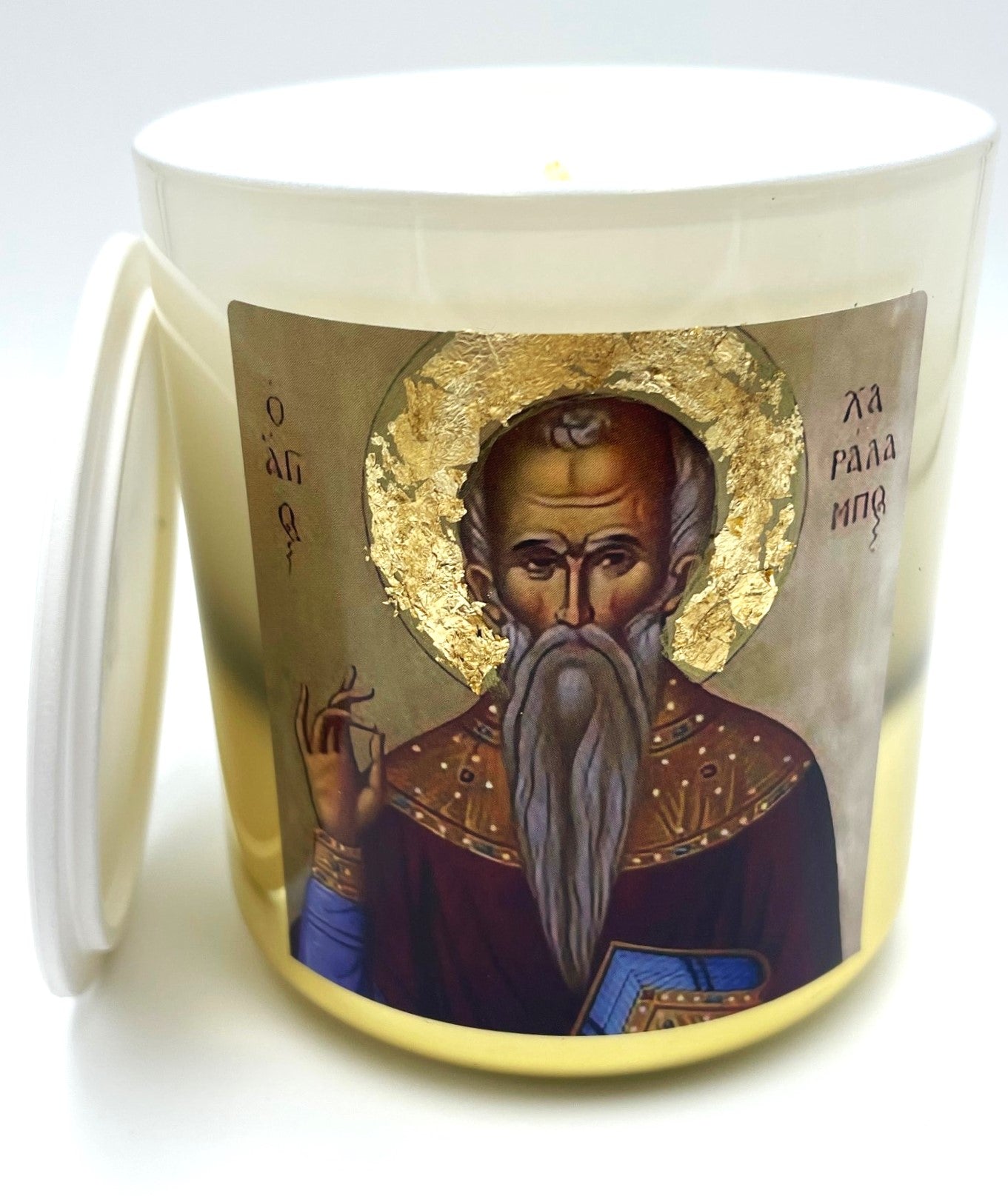 St Charalambos / Miracle Worker Candle - Livani / Frankincense Fragrance