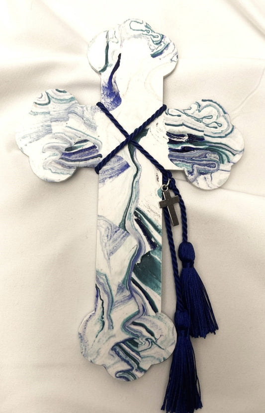 Plaster Orthodox Crosses - Hand Made