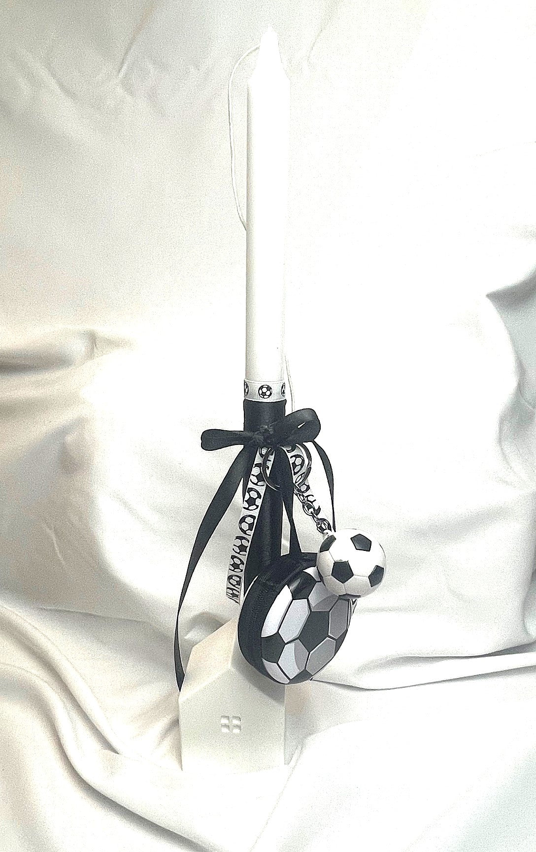 Soccer Fan Lambatha / Palm Sunday Easter Candle 40cm (LARGE)