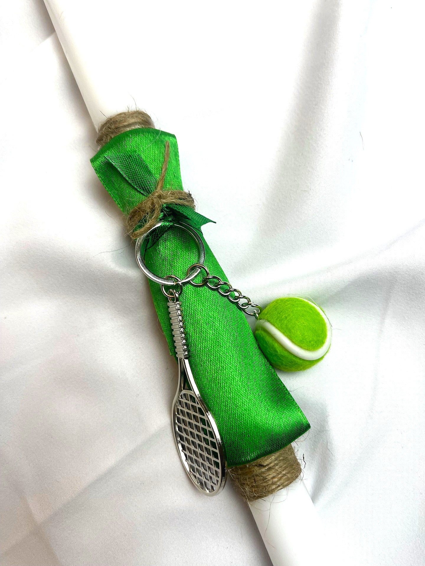 Tennis Lambatha / Palm Sunday Easter Candle 40cm (LARGE)