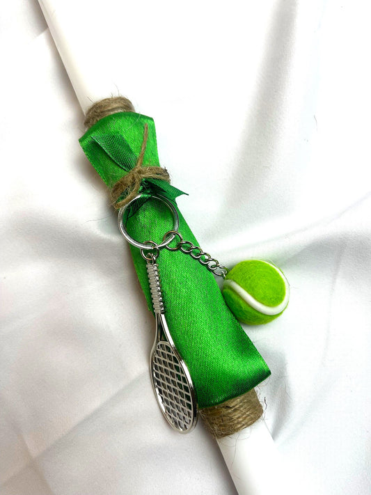 Tennis Lambatha / Palm Sunday Easter Candle 40cm (LARGE)