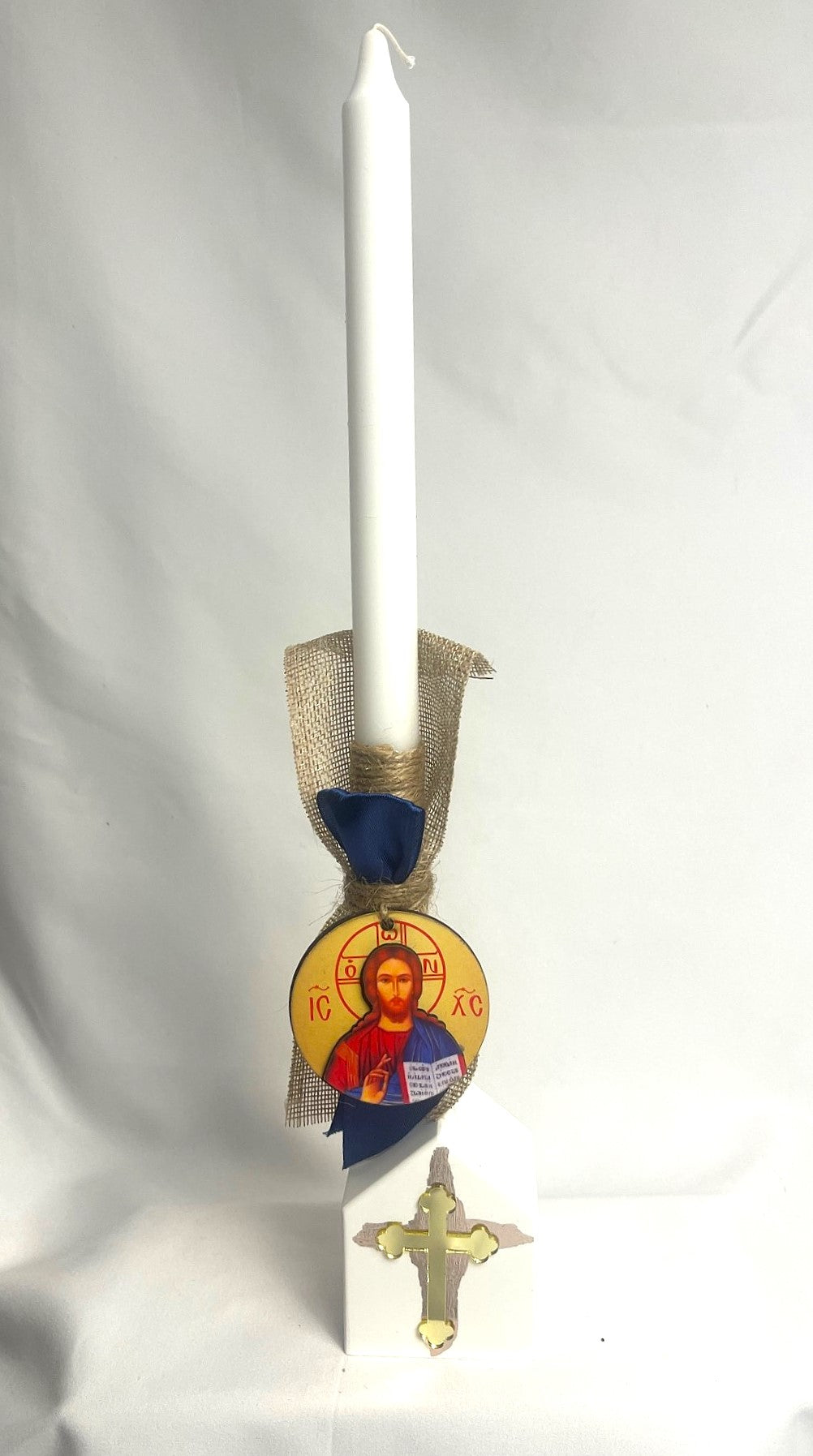 Icon Magnet Lambatha Easter Candle (Blue or Red) 40cm (LARGE)