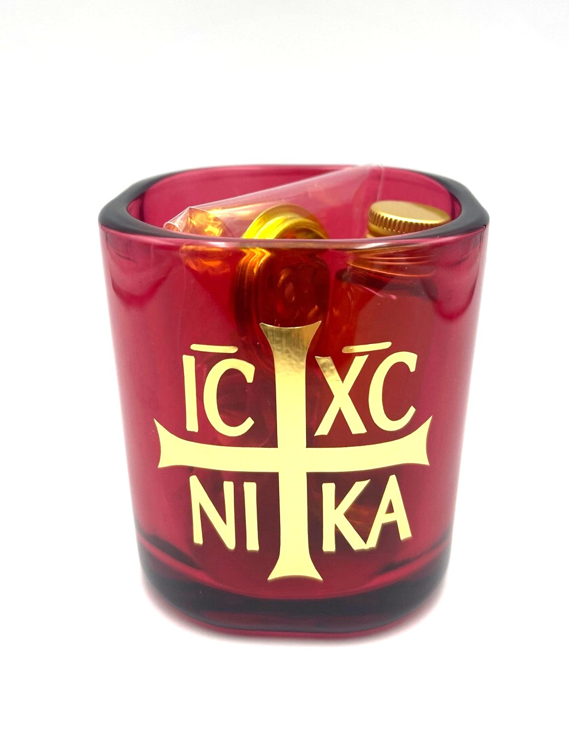 Kandili (Oil Vigil) Start Up Set IC XC NIKA (Red)