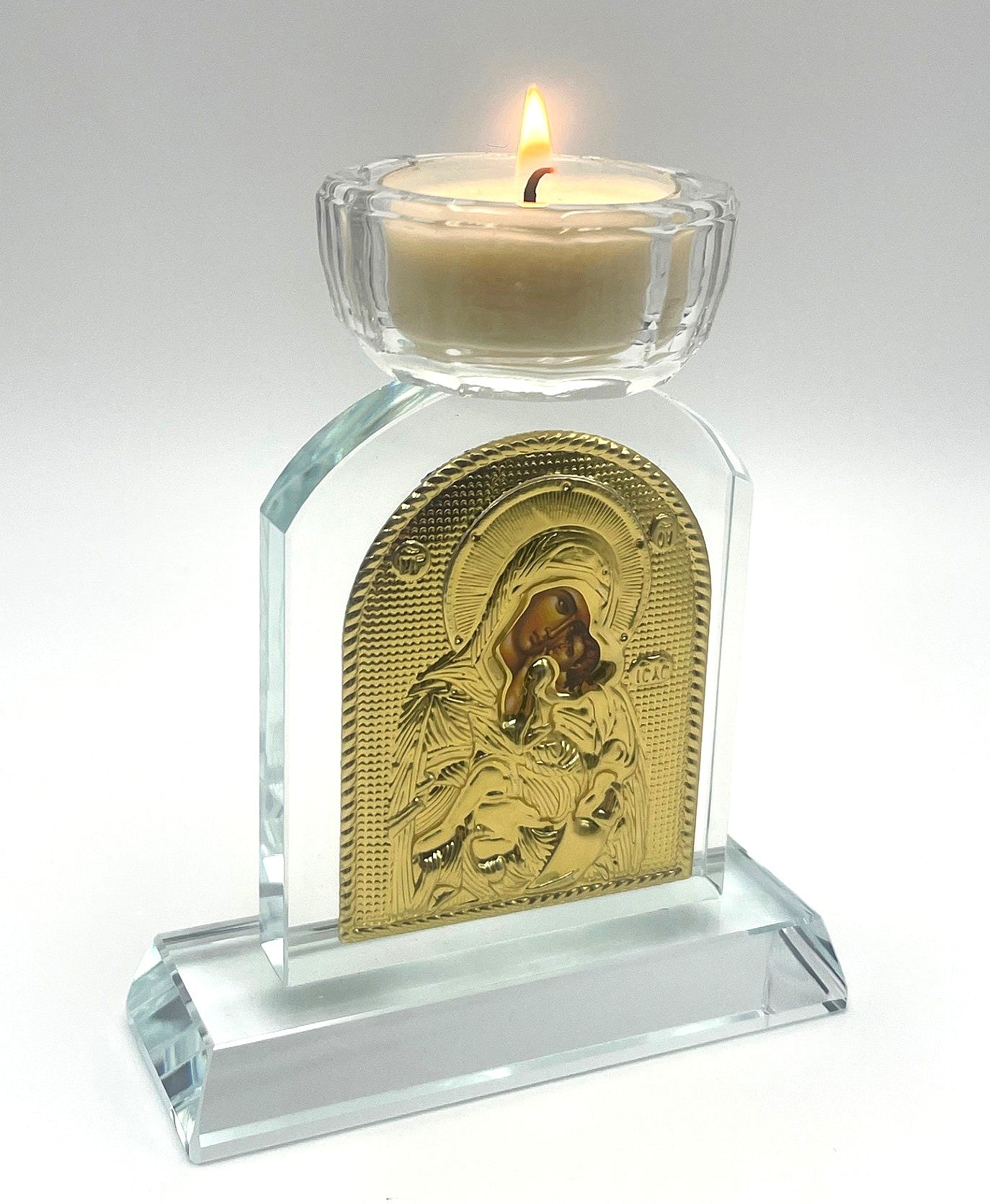 Glass Icons Tealight  Stands (2 Styles)