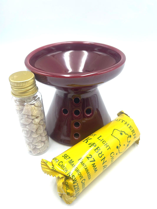 Ceramic Cross Censor - Livanistiri (Various Colours)