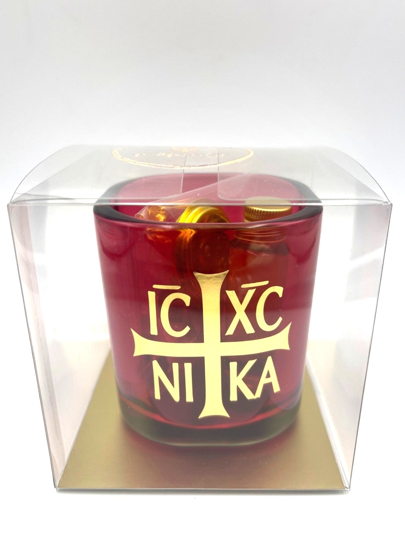 Kandili (Oil Vigil) Start Up Set IC XC NIKA (Red)