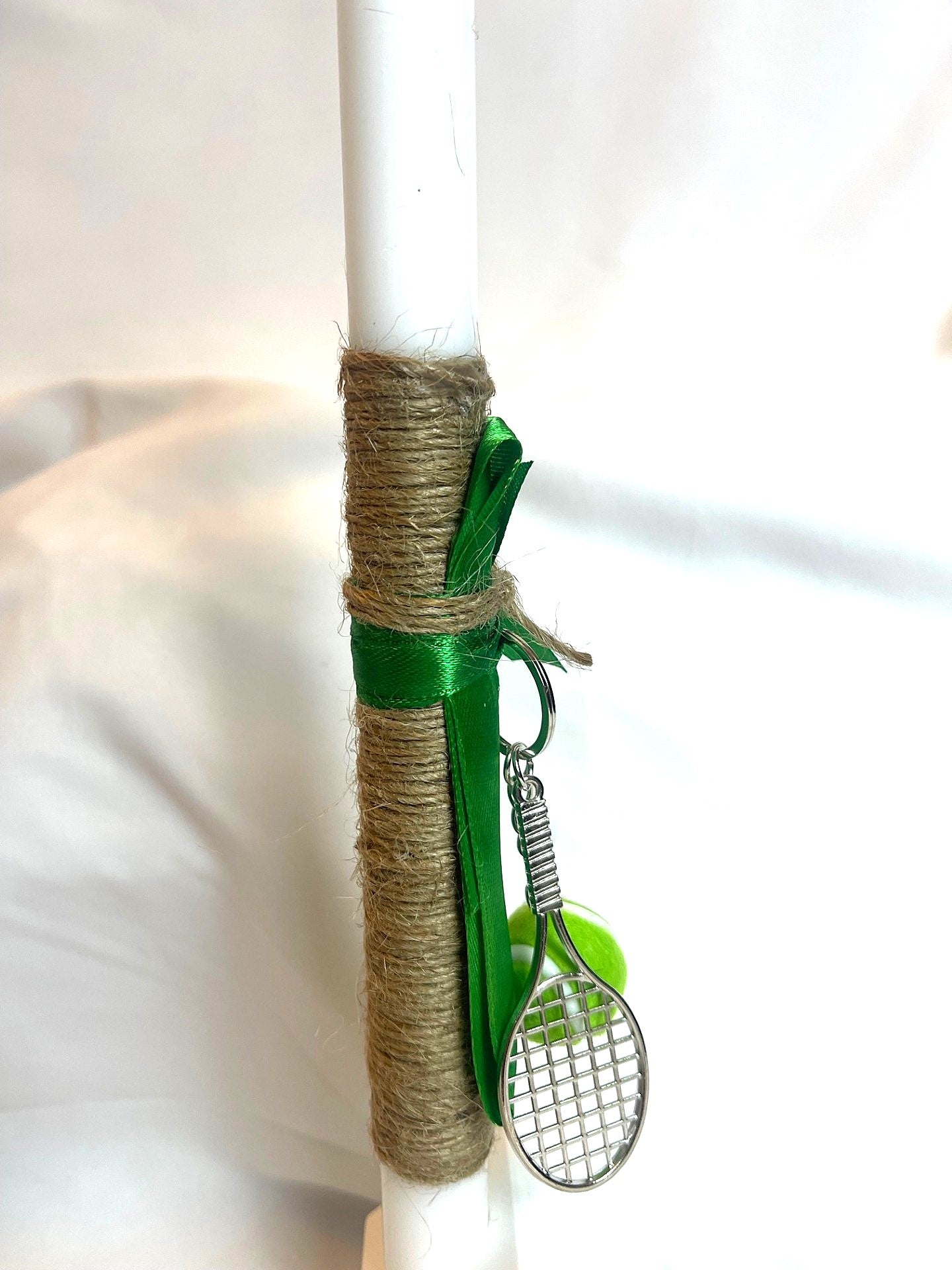 Tennis Lambatha / Palm Sunday Easter Candle 40cm (LARGE)