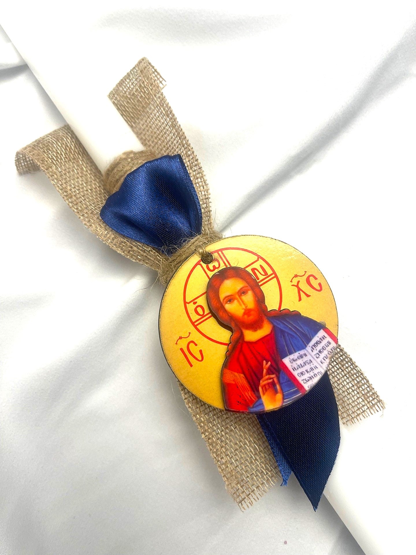 Icon Magnet Lambatha Easter Candle (Blue or Red) 40cm (LARGE)
