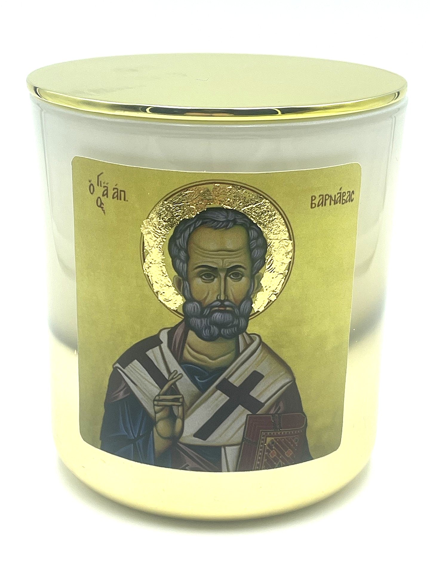 St Barnabas (Cyprian) Candle - Livani / Frankincense Fragrance