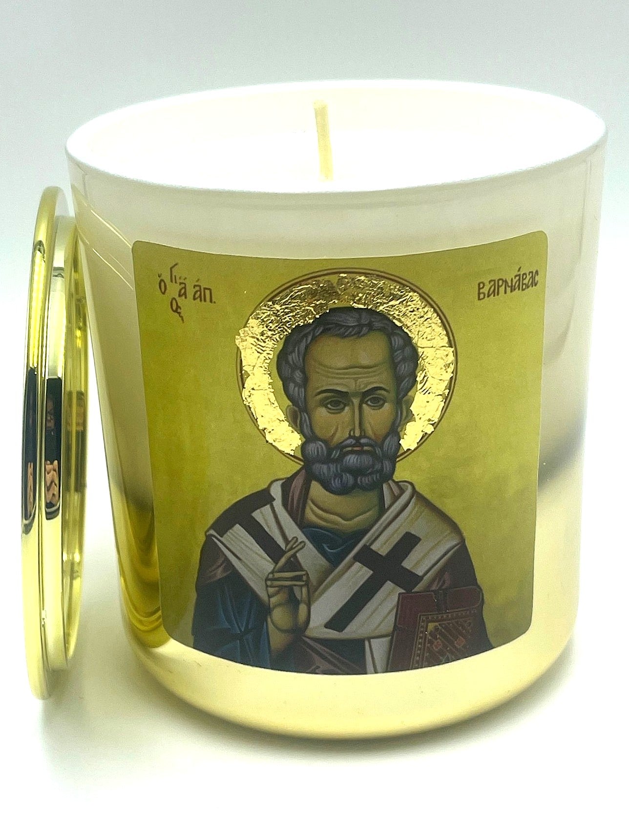 St Barnabas (Cyprian) Candle - Livani / Frankincense Fragrance