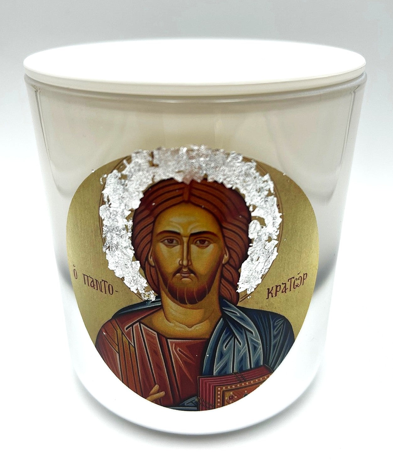 Jesus Candle - Byzantine  Candle - Livani / Frankincense Fragrance