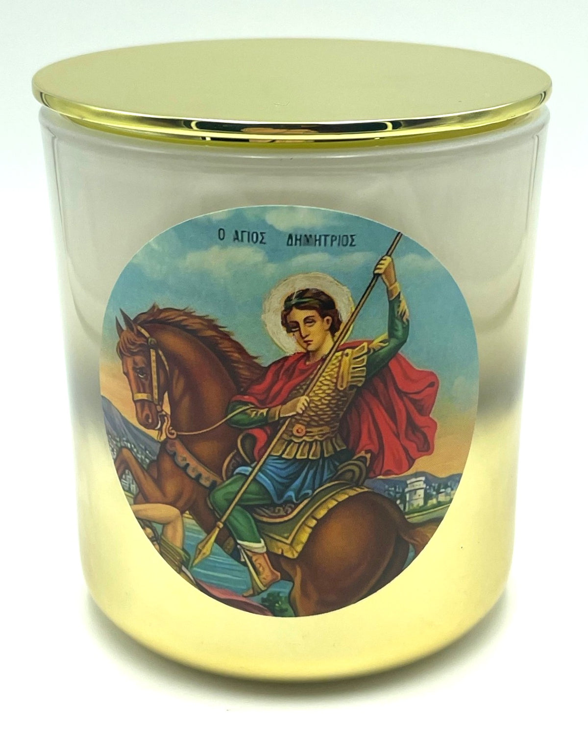 St Dimitrios Candle- Livani / Frankincense Fragrance