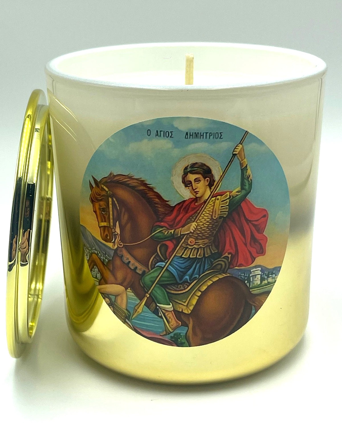 St Dimitrios Candle- Livani / Frankincense Fragrance