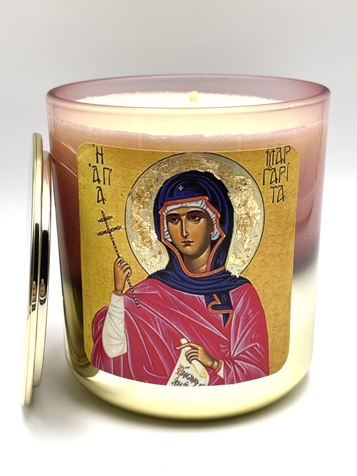 St Margarita Candle- Livani / Frankincense Fragrance
