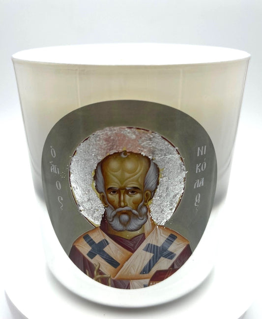 St Nicholas The Wonderworker Candle - Livani / Frankincense Fragrance