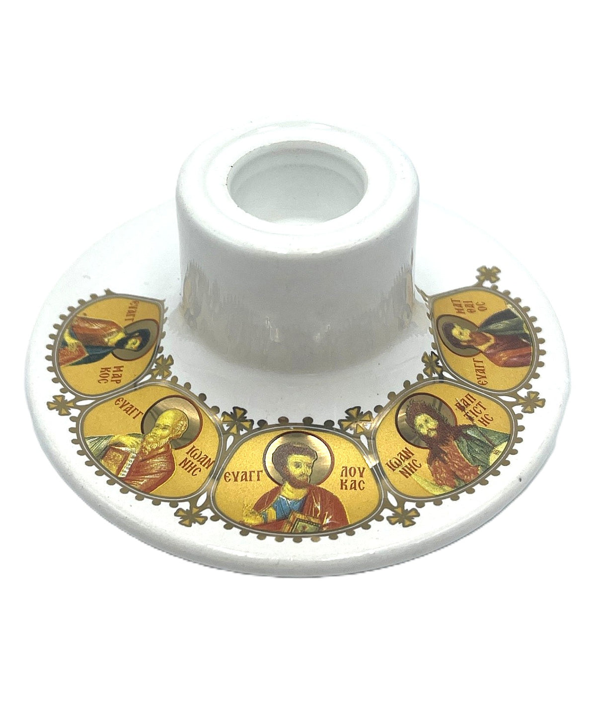 Ceramic Candle Holder (White)