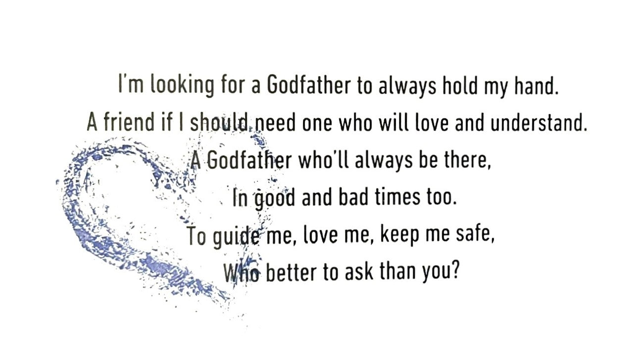 Will you be my Godfather Card