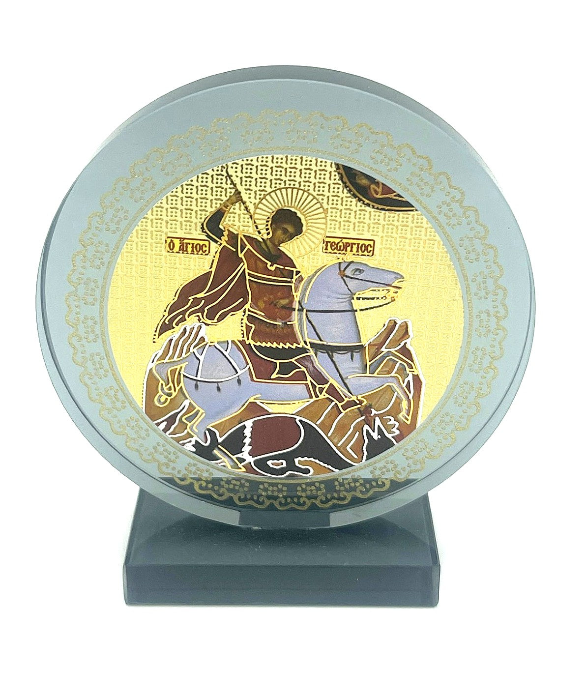 Mini Black Glass Icons