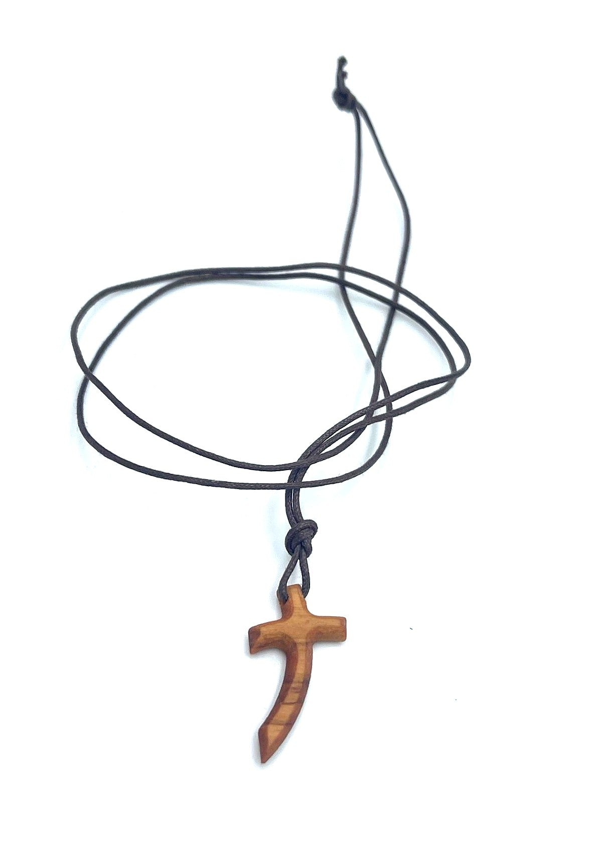 Curved Olive Wood Cross (Unisex)