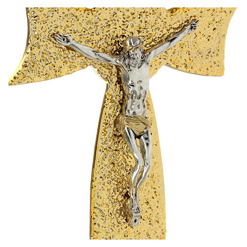 Murano Glass Bow Cross (Gold) Made in Italy