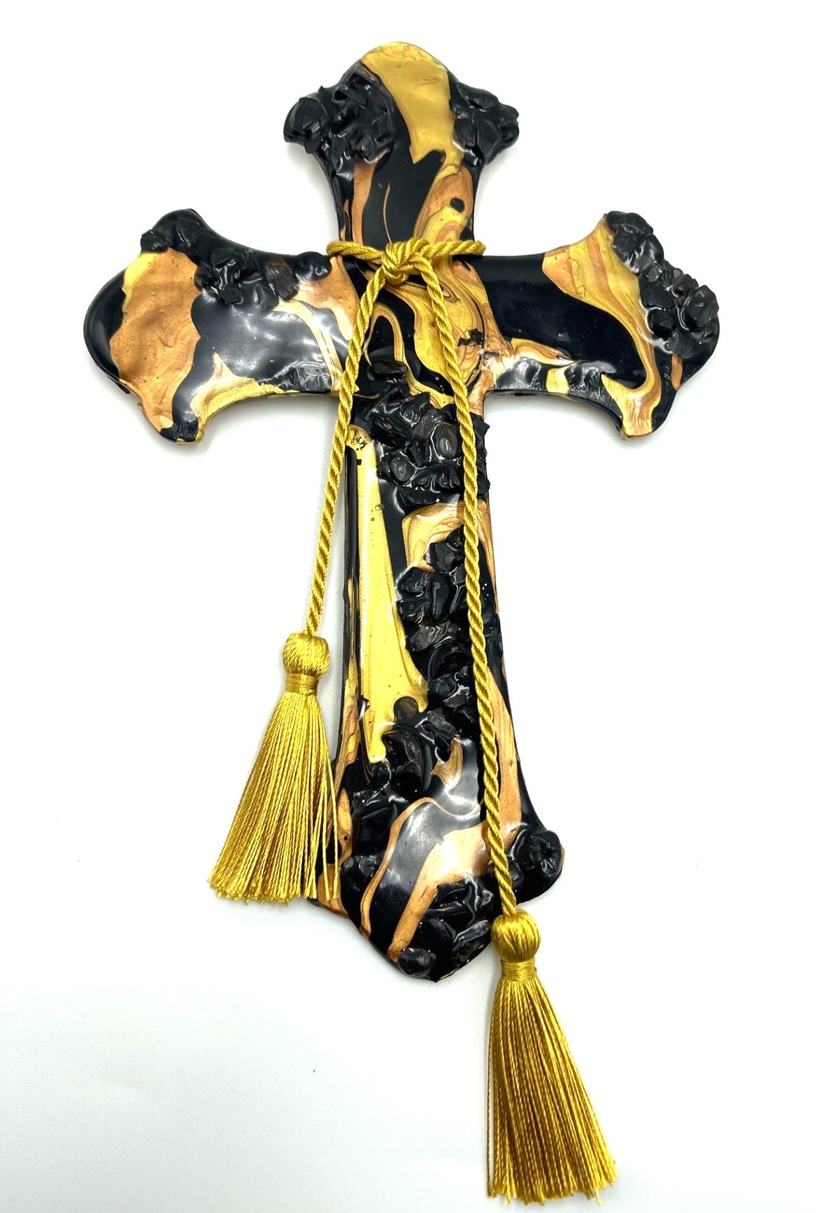 Gemstone Resin Crosses