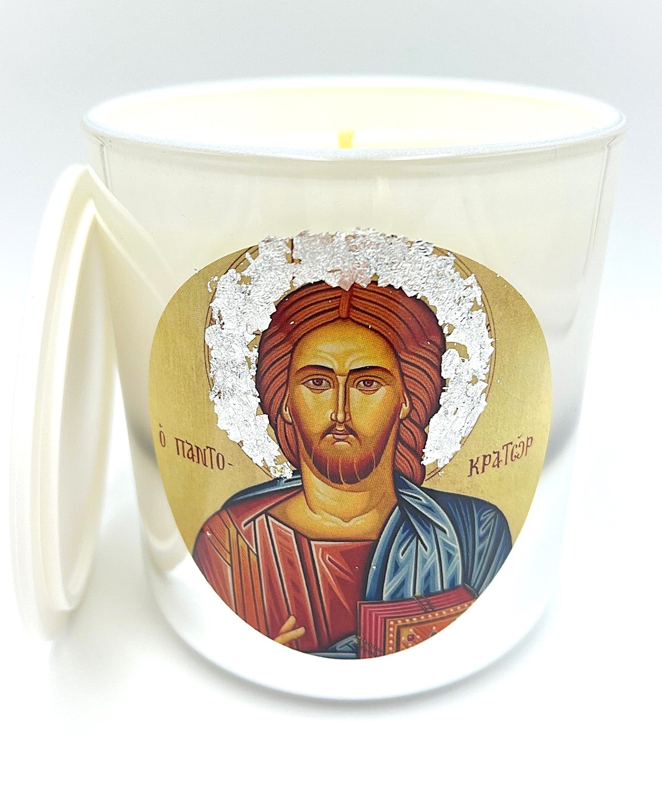 Jesus Candle - Byzantine  Candle - Livani / Frankincense Fragrance